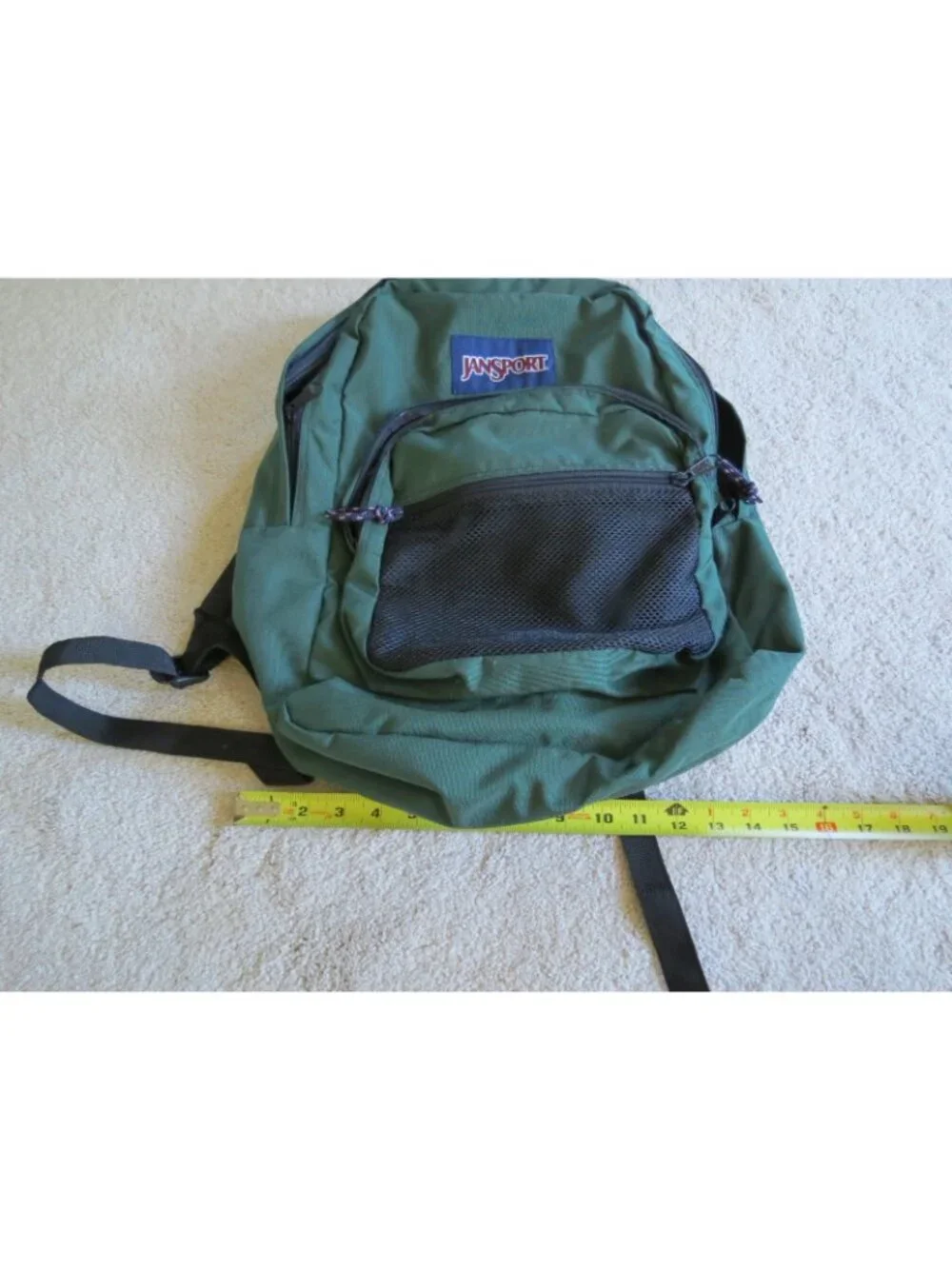 Vintage Jansport Green Backpack Hiking School